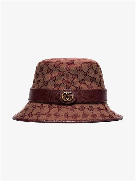 red gucci fedora hat|who made Gucci bucket hat.